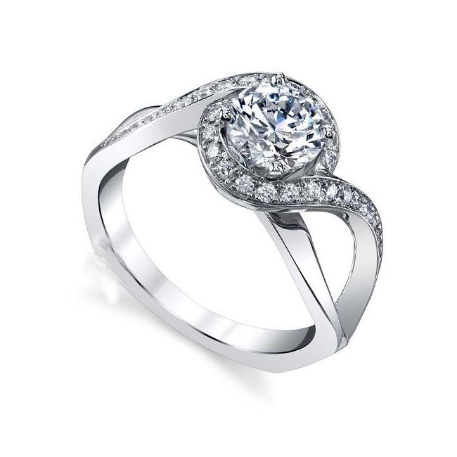 2.50 Ct Womens Round Cut Real Diamonds Solitaire Ring With Accents