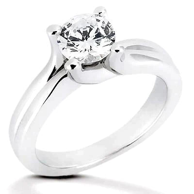 2.5 Carat Round Real Diamond Anniversary Ring