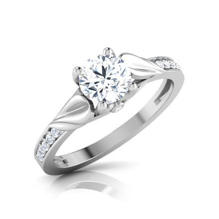 2.60 Ct Gorgeous Round Cut Real Diamonds Anniversary Ring 14K White Gold