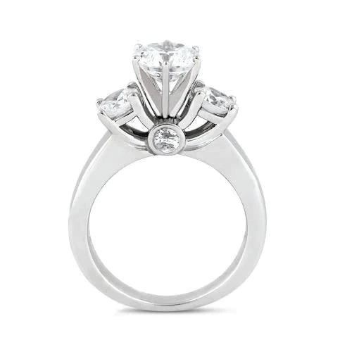 2.62 Carat F Vs1 Diamond Ring Natural Diamonds Ring