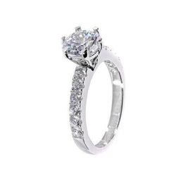 2.70 Ct Round Brilliant Cut Real Diamonds Anniversary Ring