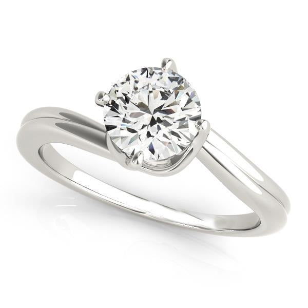 2.75 Carat Solitaire Real Diamond Engagement Ring White Gold - Solitaire Ring-harrychadent.ca