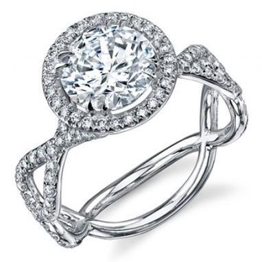 2.75 Carats 14K White Gold Real Diamond Wedding Anniversary Ring
