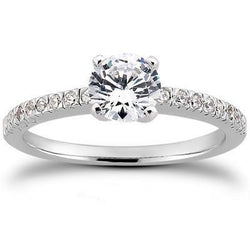 2.80 Ct Gorgeous Round Brilliant Cut Genuine Natural Earth Mined Diamonds Wedding Ring