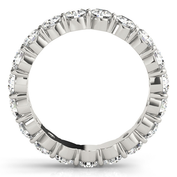 Diamond Eternity Band 2.88-ct 14K White Gold – front view