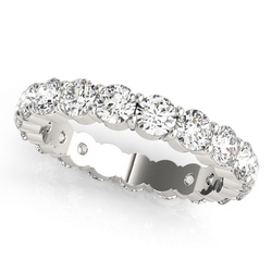 Diamond Eternity Band 2.88 ct – 14K White Gold