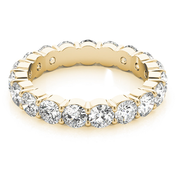 Diamond Eternity Band – side view