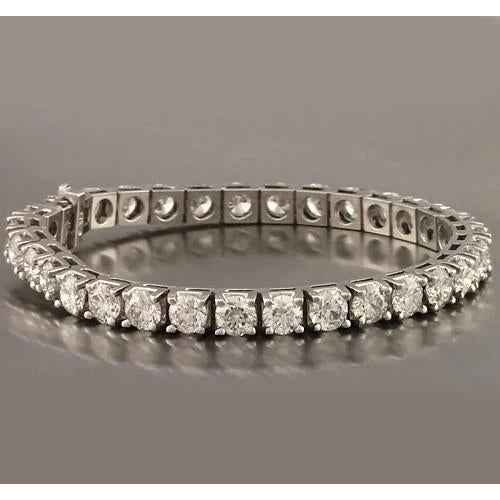 25 Carat Genuine Natural Diamond Ladies Tennis Bracelet - Tennis Bracelet-harrychadent.ca