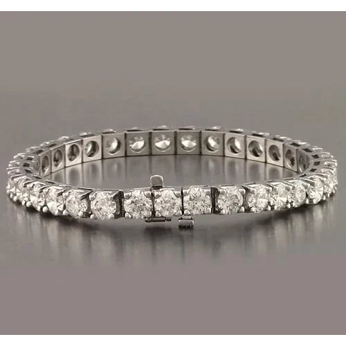 25 Carat Genuine Natural Diamond Ladies Tennis Bracelet - Tennis Bracelet-harrychadent.ca