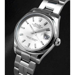 278240 Rolex Datejust 31mm Silver Luminous Dial Stainless Steel Ladies Watch