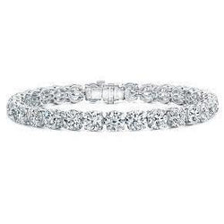 28 Carat Lab Grown Diamond Tennis Women Bracelet