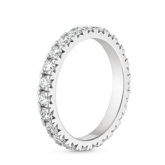 2 Carat Eternity Genuine Diamond Wedding Ring