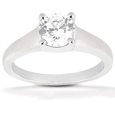 2 Carat Real Diamond Engagement Solitaire Ring Gold Jewelry New