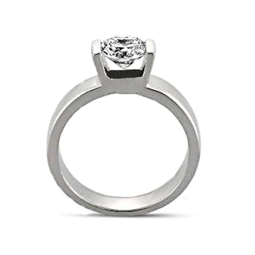 2 Ct. Real Diamond Solitaire Ring Anniversary Ring New
