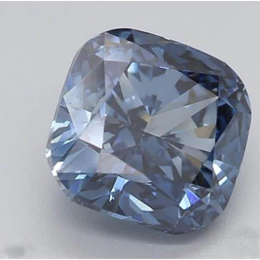 Loose Sapphires Natural Gold with Cornflower Blue Sapphire – front view