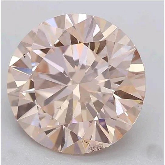 Rose Sapphire Round Cut Loose Sapphires Natural in Gold – side view