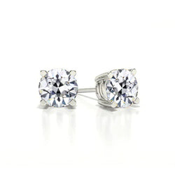 Diamond Earrings 2 ct G/VS1 – 14K White Gold