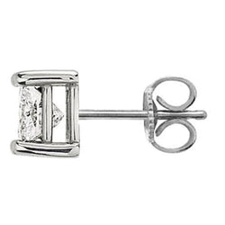 2 Ct. F Vvs1 Single Real Natural Earth Mined Diamond Stud Men Earring Gold 14K