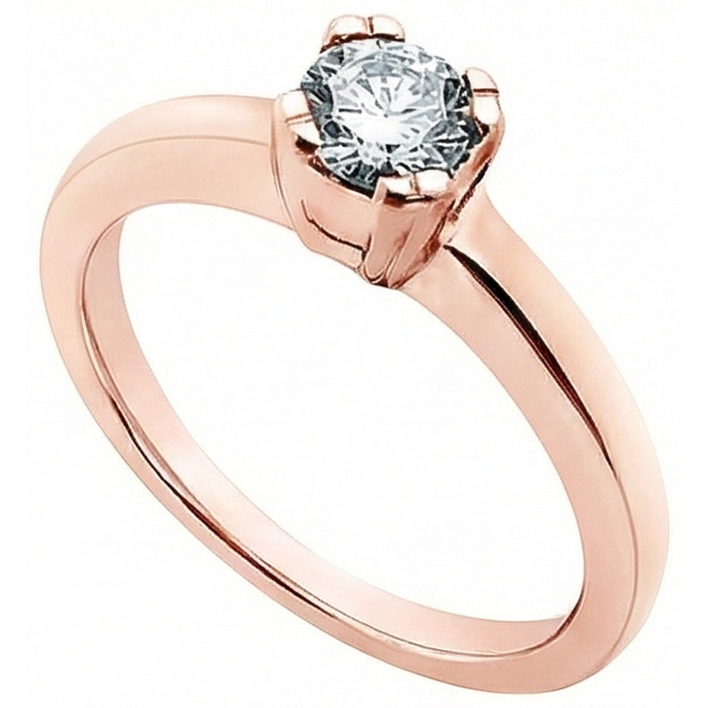 3.01 Ct. Round Real Natural Earth Mined Diamond ( Not Lab Grown ) Solitaire Engagement Ring
