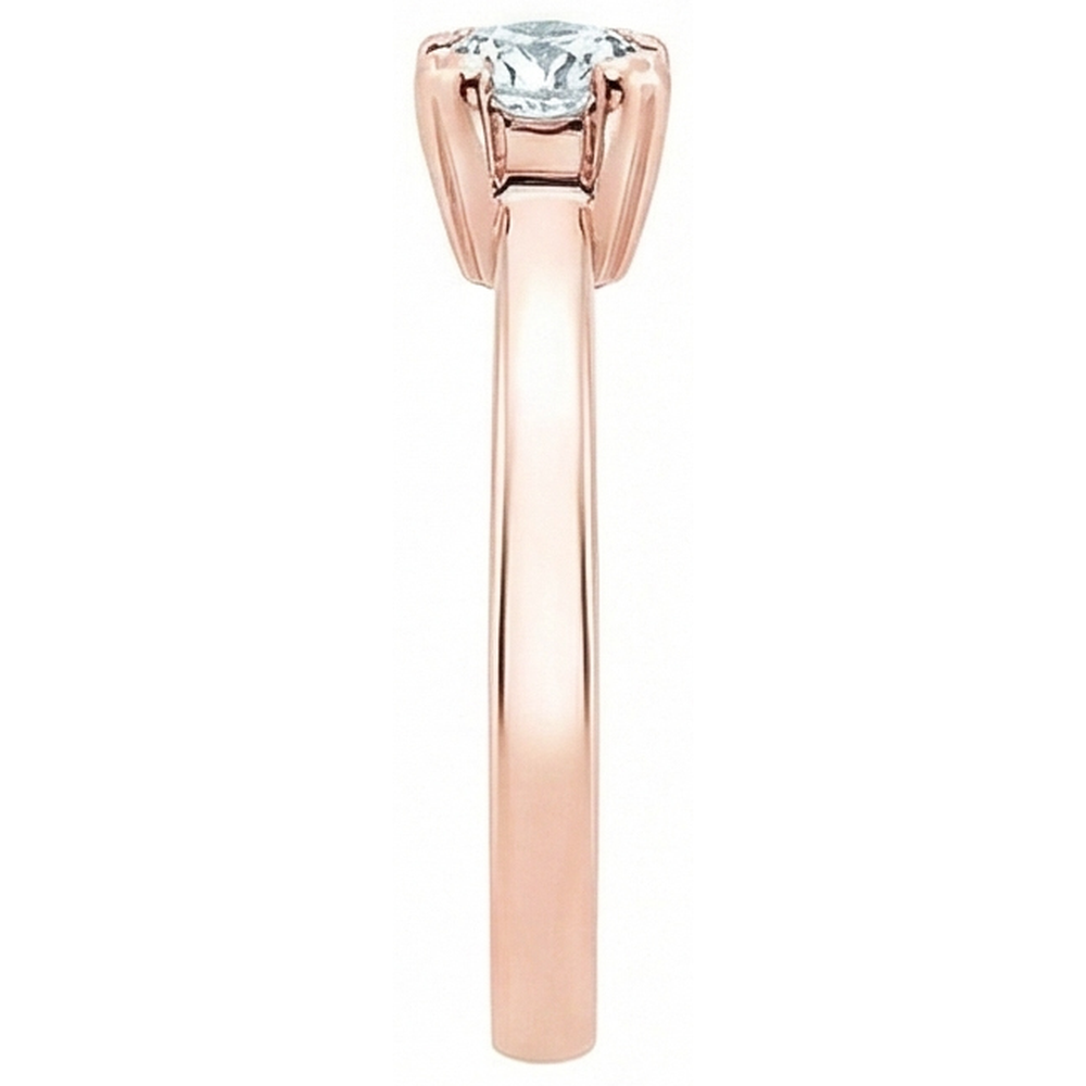 3.01 Ct. Round Real Natural Earth Mined Diamond ( Not Lab Grown ) Solitaire Engagement Ring