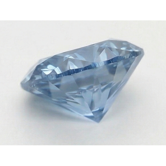 3 Carat Round Cut Blue Enhanced Loose Natural Earth Mined Diamond ( Not Lab Grown )