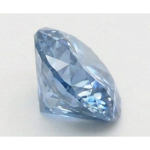 3 Carat Round Cut Blue Enhanced Loose Natural Earth Mined Diamond ( Not Lab Grown )