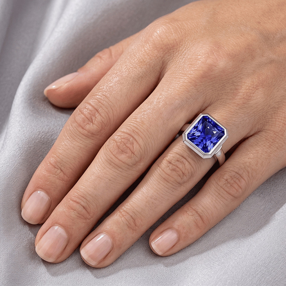 3 Carat Sapphire Engagement Ring
