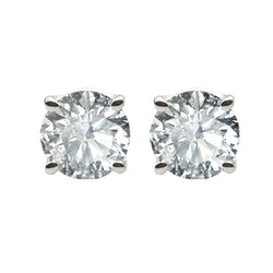 3.00 Ct Gorgeous Round Brilliant Cut Real Diamonds Studs Earrings