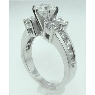 3.25 Ct. Genuine Diamond Engagement Ring 