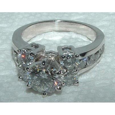 3.25 Ct. Genuine Diamond Engagement Ring Antique Style