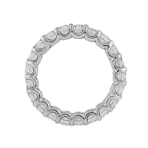 3.50 Carat Lab Grown Diamonds Engagement Band Jewelry Gold