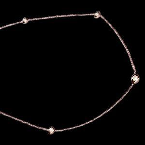 3.5 Carat Necklace Rose Gold Pendant Real Diamonds Yards