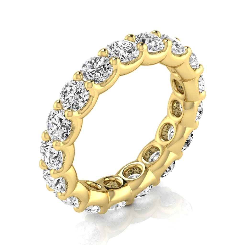 Brilliant Eternity Band 3.6 ct – side view