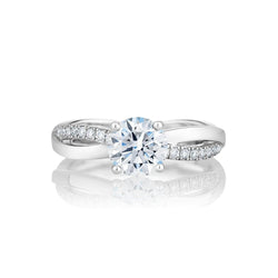 3.70 Ct Sparkling Brilliant Cut Real Diamonds Anniversary Ring