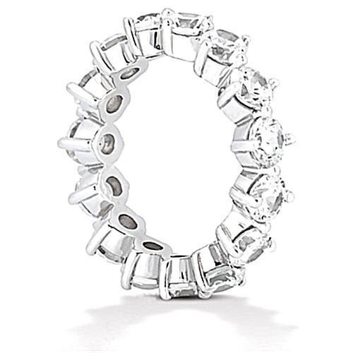 3.75 Ct. Natural Diamonds Eternity Engagement Band Women Jewelry