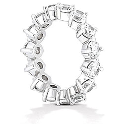 3.75 Ct. Lab Grown Diamonds Eternity Engagement Band Women Jewelry