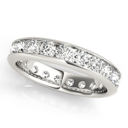 Bespoke 3.8-ct Brilliant Diamond Eternity Band
