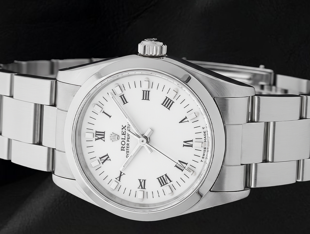 31mm Rolex White Roman Ladies Watch