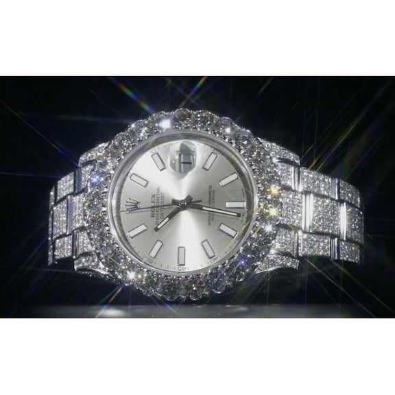 Diamond Bezel Mens 