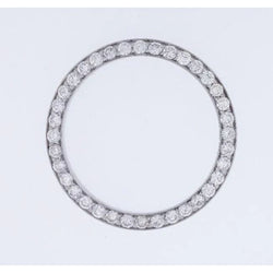 36 Mm Round Custom Genuine Diamond Bezel To Fit Rolex Mens Datejust Watch 4.75 Ct.
