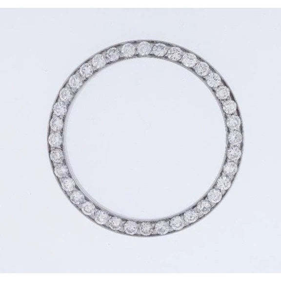 36 Mm Round Custom Genuine Diamond Bezel To Fit Rolex Mens Datejust Watch 4.75 Ct. - Watch Bezel-harrychadent.ca
