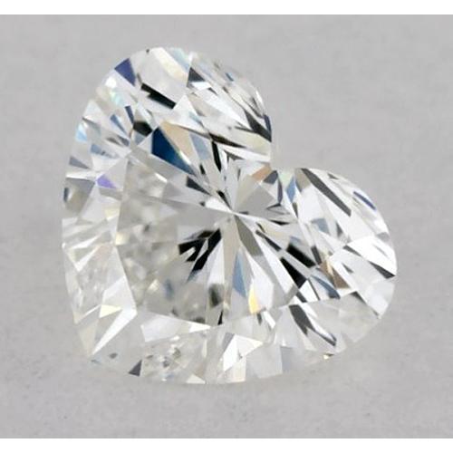 Heart Shape Brilliant Diamond ring in Gold – main view