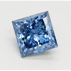 3 Carats Loose Light Blue Natural Real Diamond ( Not Lab Grown ) Princess Cut