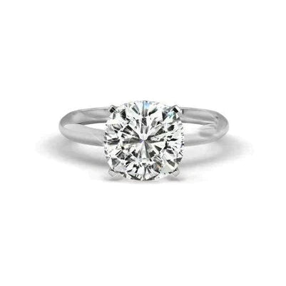 3 Carat Modern Cushion Real Diamond Ring