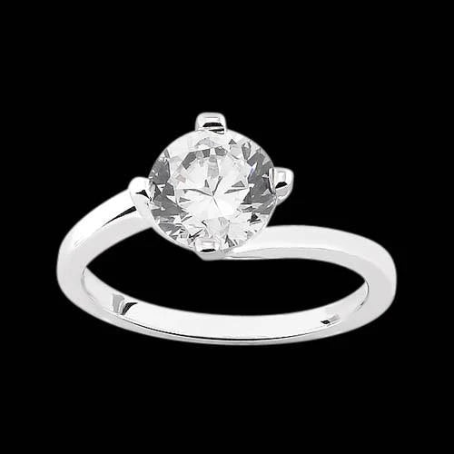 3 Carat Real Diamond Solitaire Royal Engagement Ring