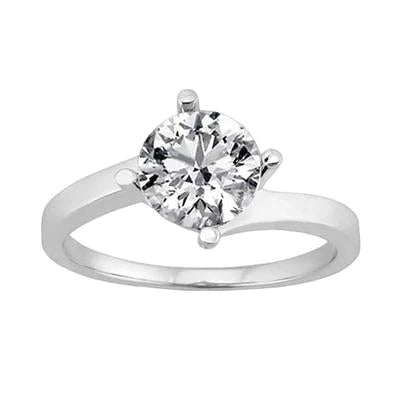 3 Ct. Real Diamond Engagement Ring Solitaire Diamond Jewelry