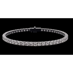 3 Carat Lab Grown Diamonds Tennis Bracelet White Gold 14K