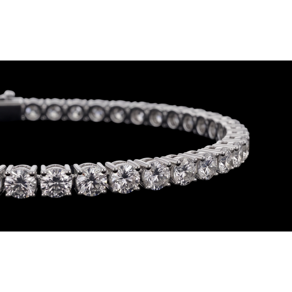 3 Carat Lab Grown Diamonds Tennis Bracelet White Gold 14K