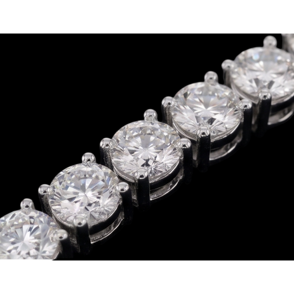 3 Carat Lab Grown Diamonds Tennis Bracelet White Gold 14K
