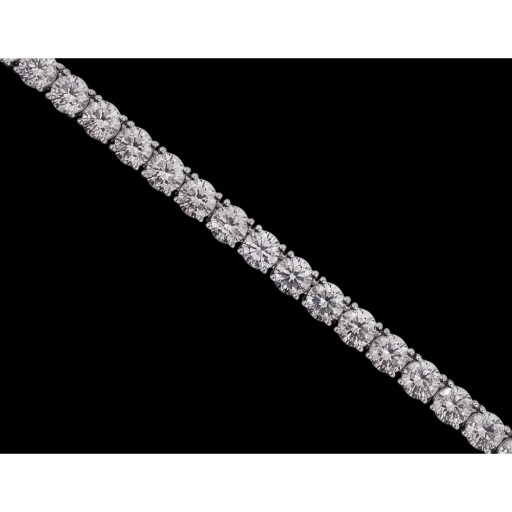 3 Carat Lab Grown Diamonds Tennis Bracelet White Gold 14K